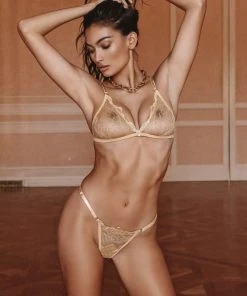 You 2 All Lingerie Triangle Yellow