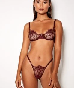 Dainty Thong Burgundy
