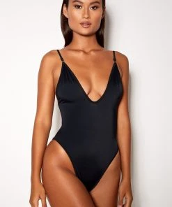 So Chic New Seaside One Piece Black