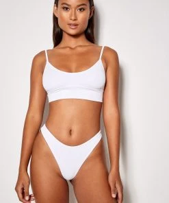 For You Bikini Thong White All Swimwear