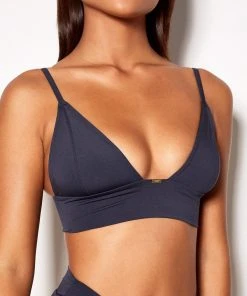 For You Bikini Triangle Deep Blue All Swimwear