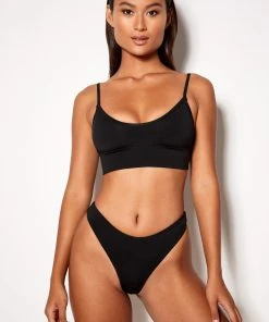 For You Bikini Thong Black