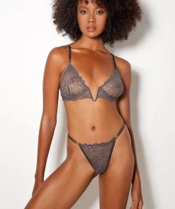 My Crush Thong Grey