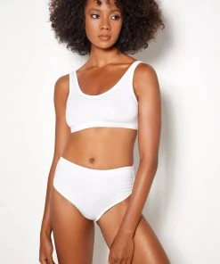 Les Girls Slip On Bralette White