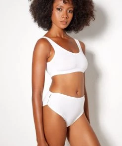 Les Girls Slip On Bralette White