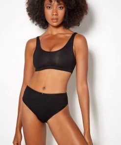 Les Girls New Live In Slip On Bralette Black