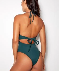 So Chic Plunge One Piece Forest