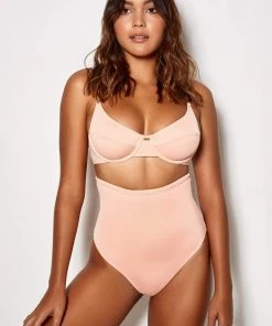 Good Vibes New Seaside Sculpting High Waist Nude